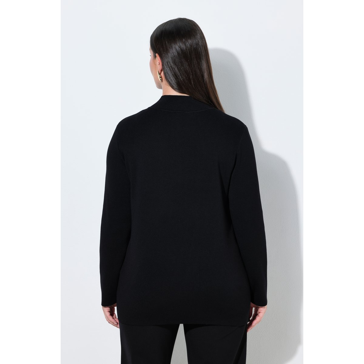 Pull avec petites pierres fantaisie noir, ULLA POPKEN