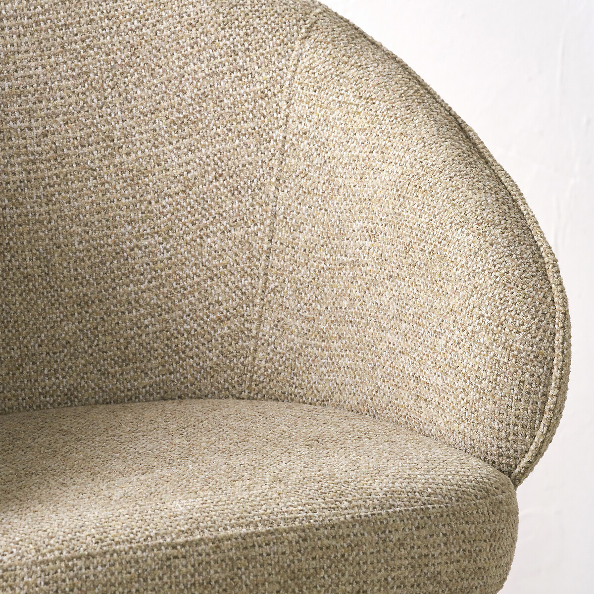 Kinley Chenille & Metal Tub Bar Stool mocha, SO'HOME