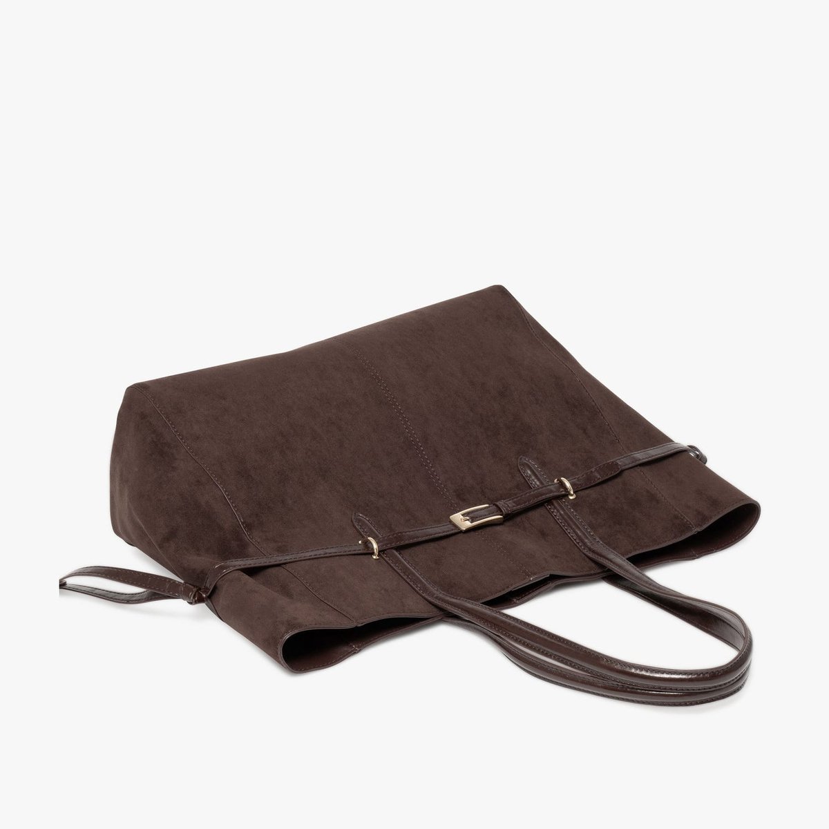 Sac Cabas MELUSINE cabas ceinturé chocolat, BOCAGE