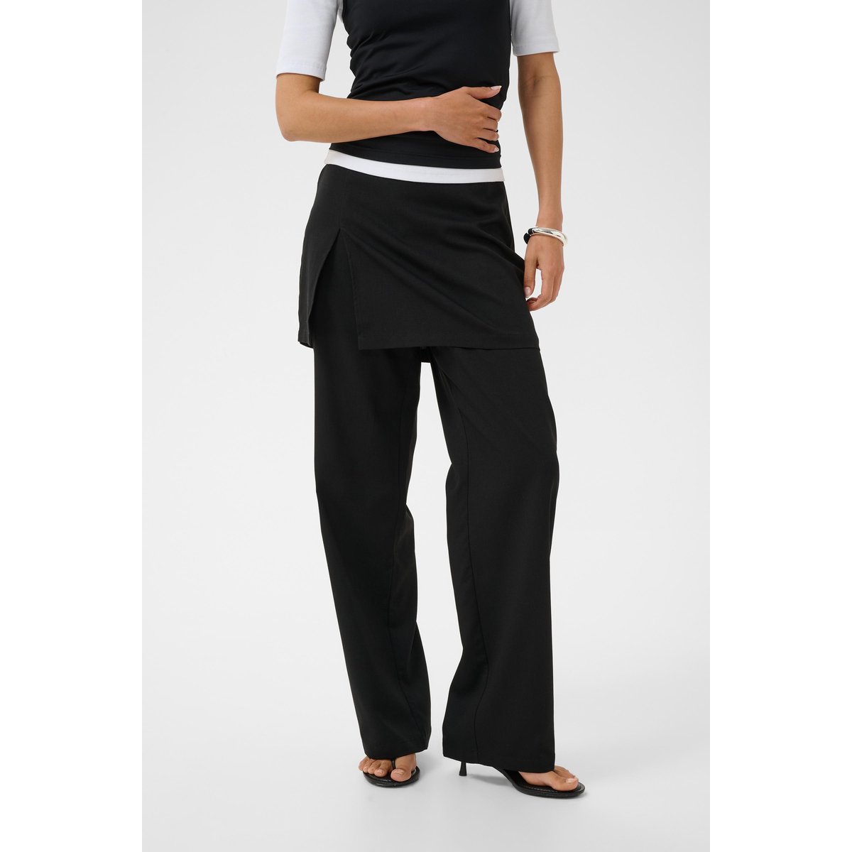 Pantalon de costume noir black deep cc., KAFFE