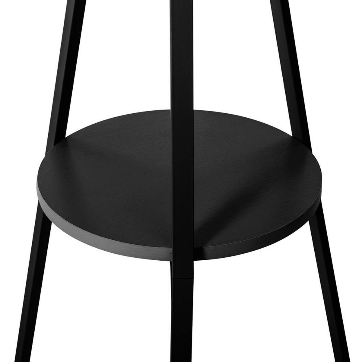 Porte-manteaux Métal Et Bois Noir noir, ATMOSPHERA