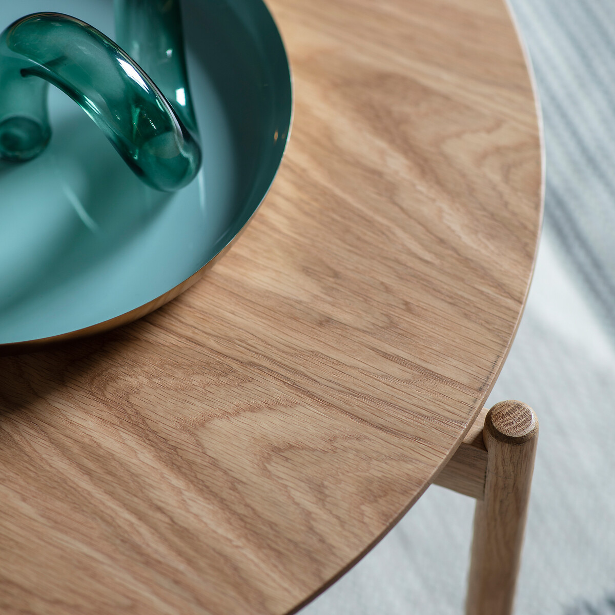 Hajipur Round Oak Coffee Table natural oak, ÉDITÉ
