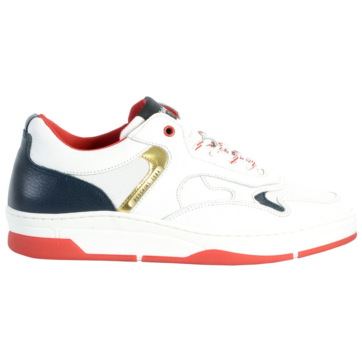 Basket Textan blanc/marine/or, REDSKINS