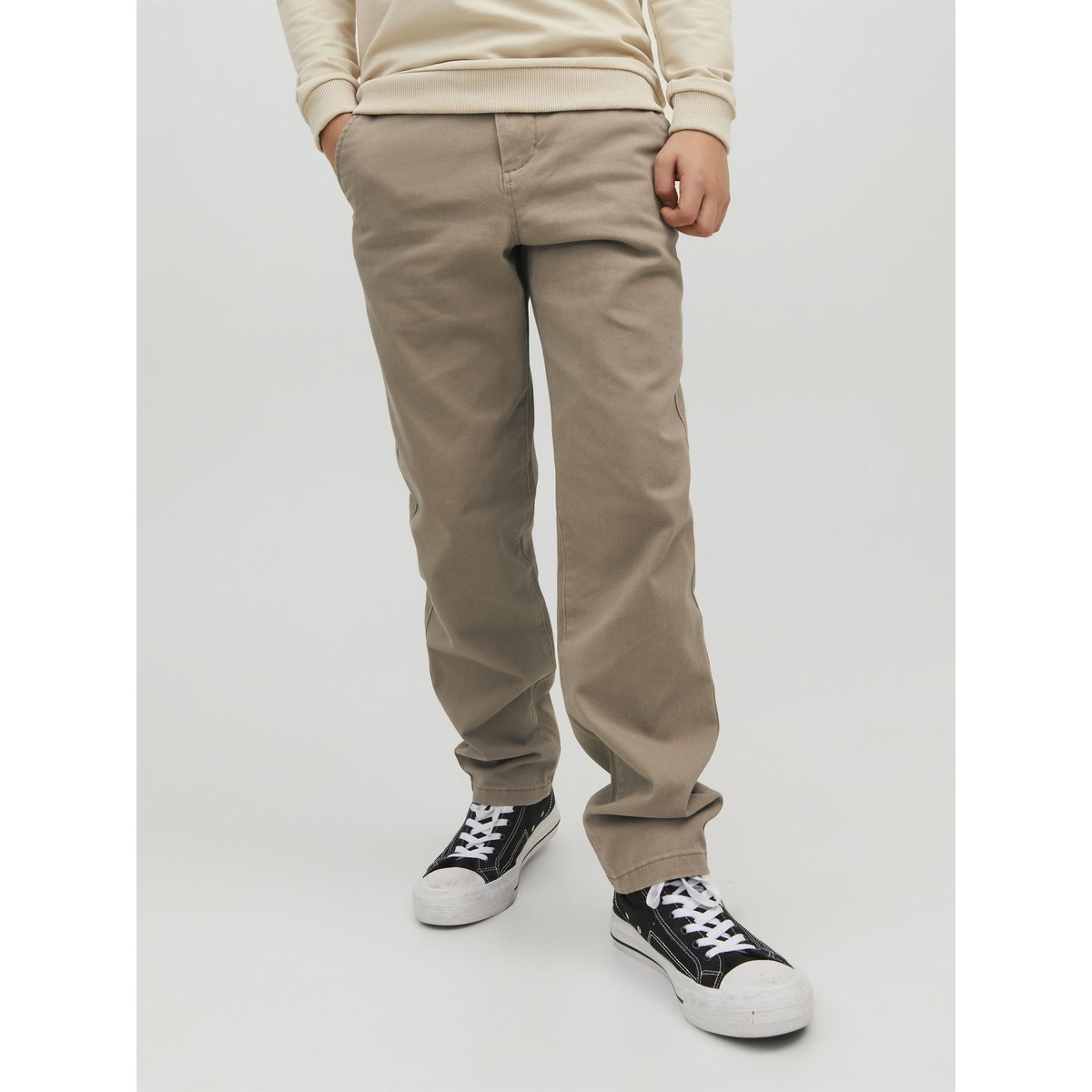 Pantalon chino beige, JACK & JONES JUNIOR