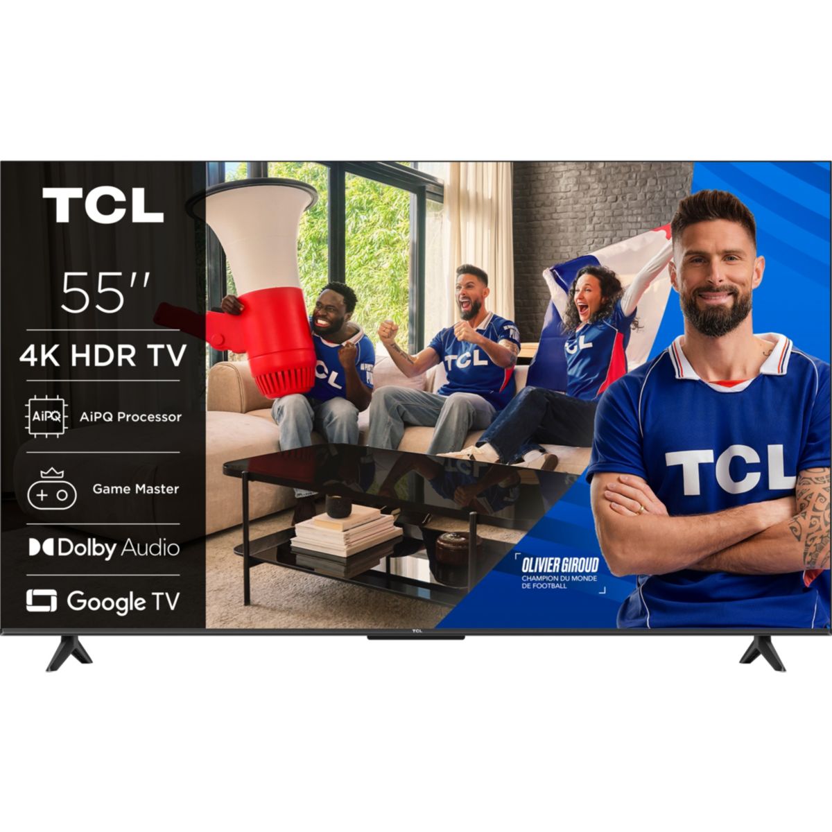 TV LED 55P6L (2026) 55" (140 cm) couleur unique, TCL