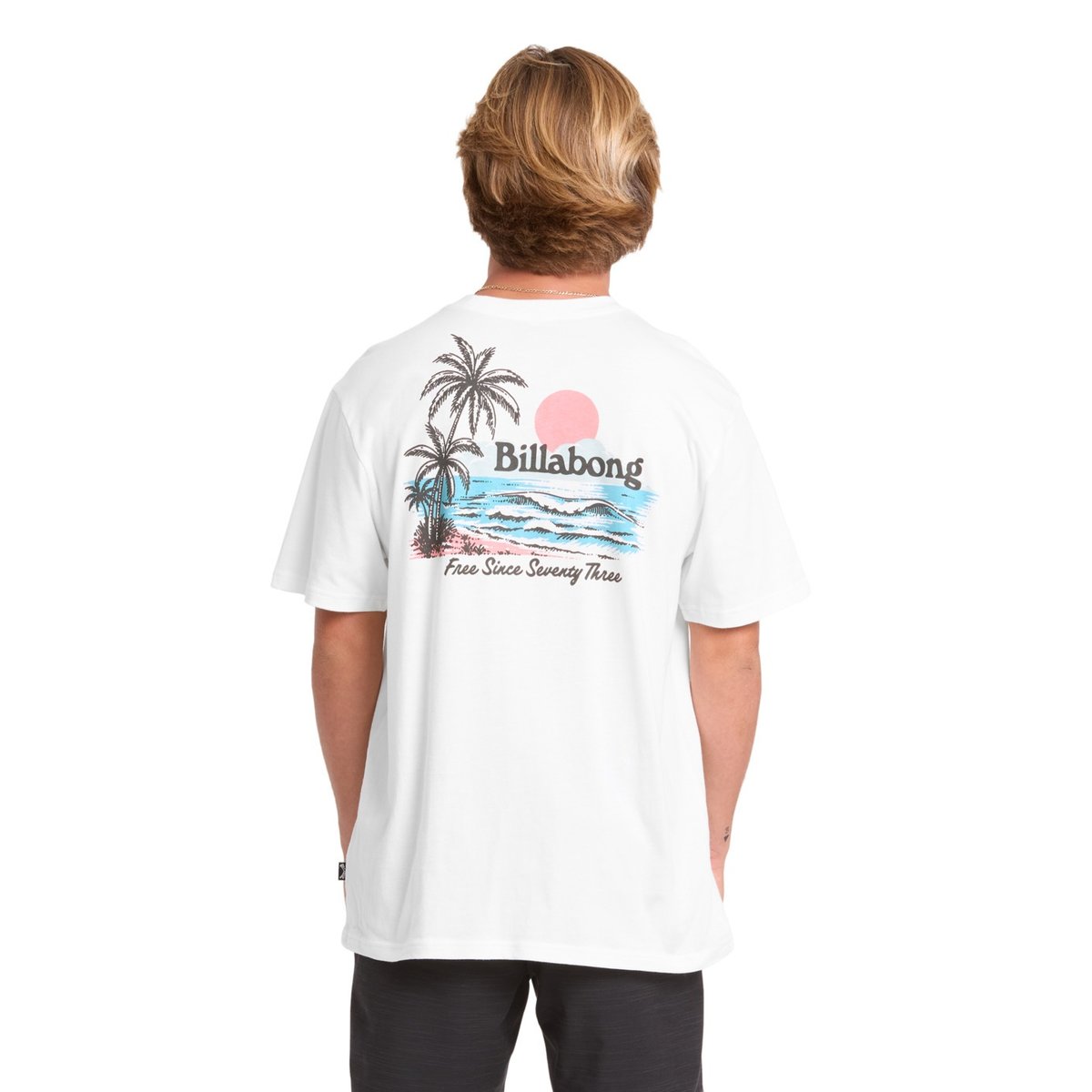 T shirt manches courtes LOUNGE PREMIUM blanc off white, BILLABONG