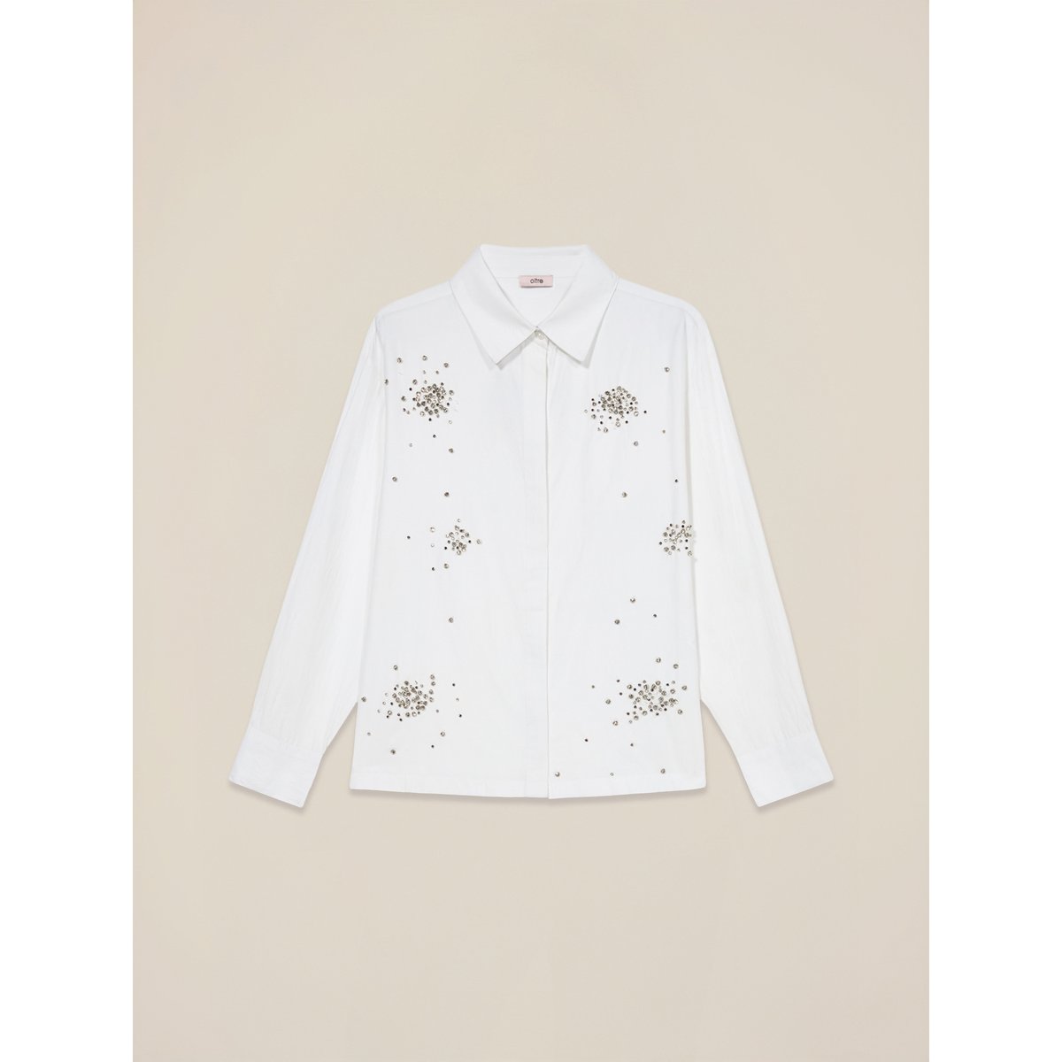 Chemise avec applications blanc, OLTRE