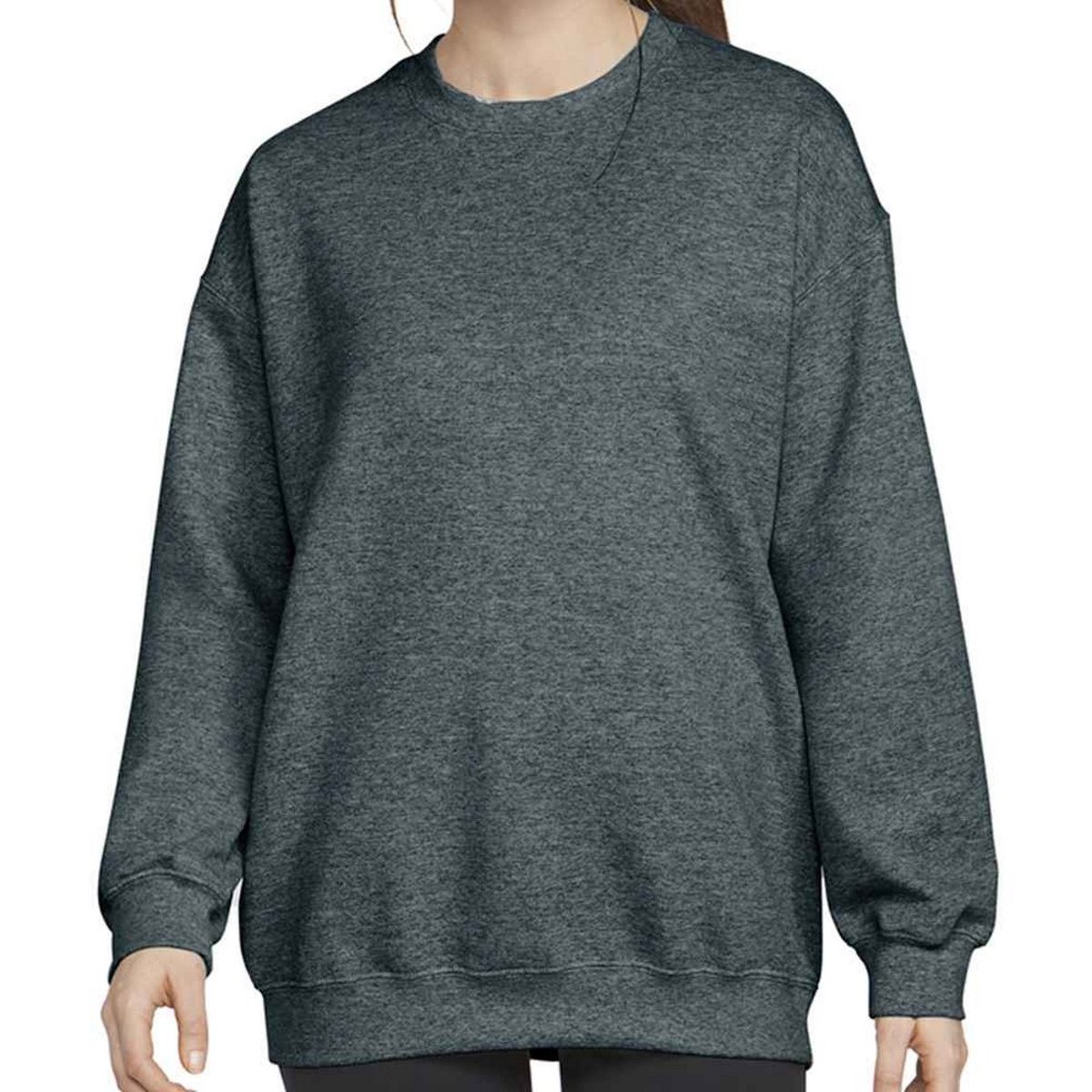 Sweat gris chiné, GILDAN