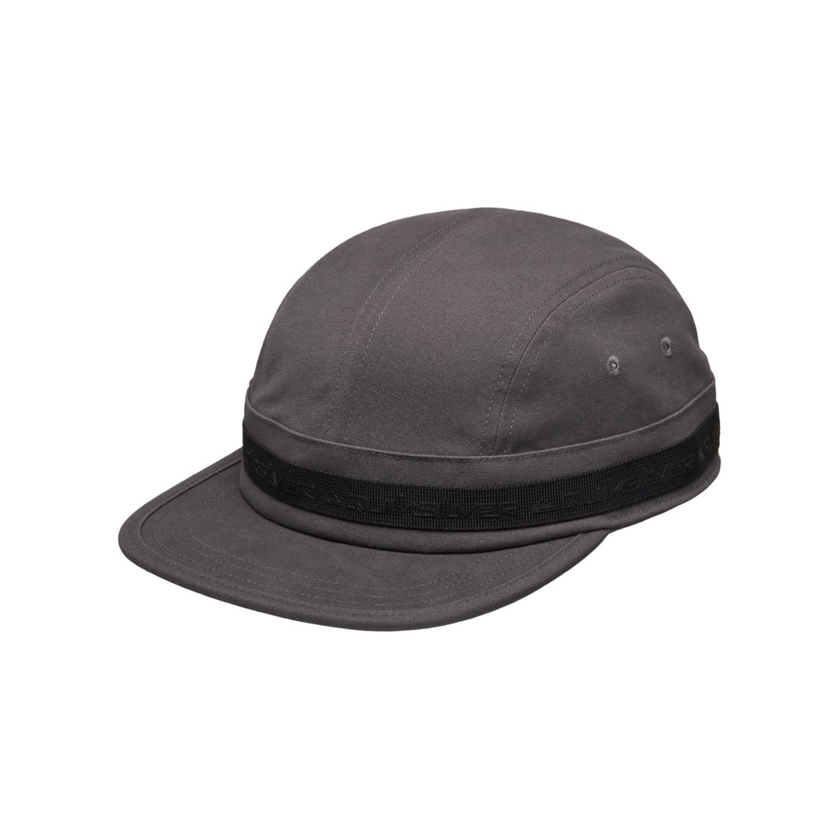 Casquette snapback QS OUT TO THE DOOR noir dark shadow, QUIKSILVER