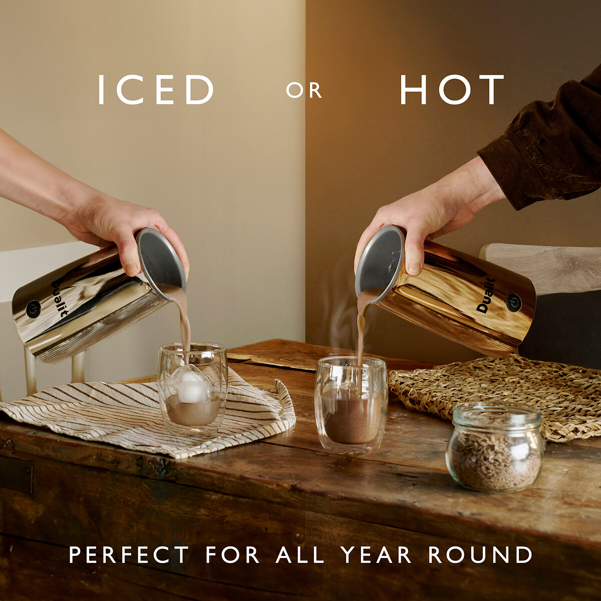 Cocoatiser Hot Chocolate Maker chrome, DUALIT