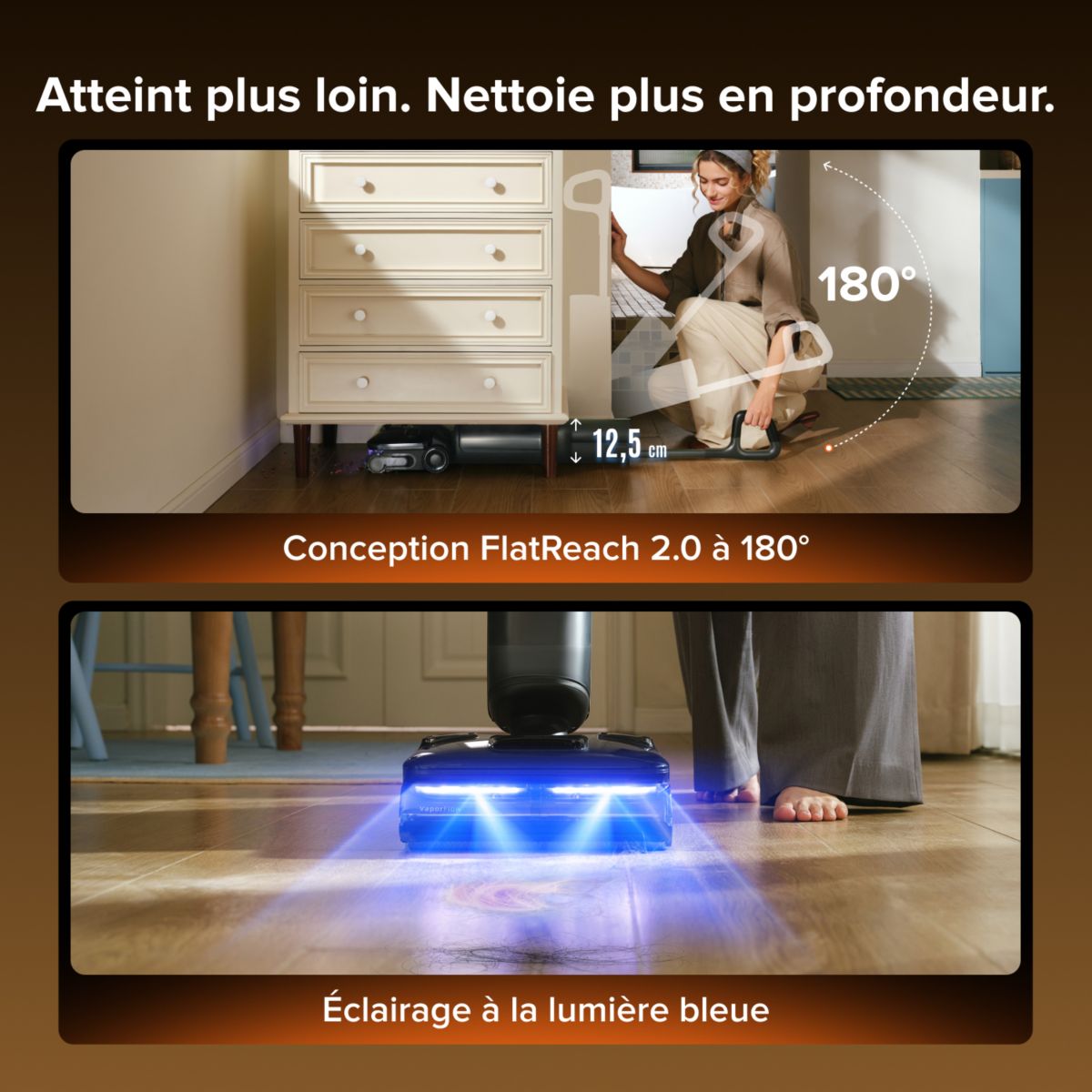 Nettoyeur de sol F25 Select Steam couleur unique, ROBOROCK