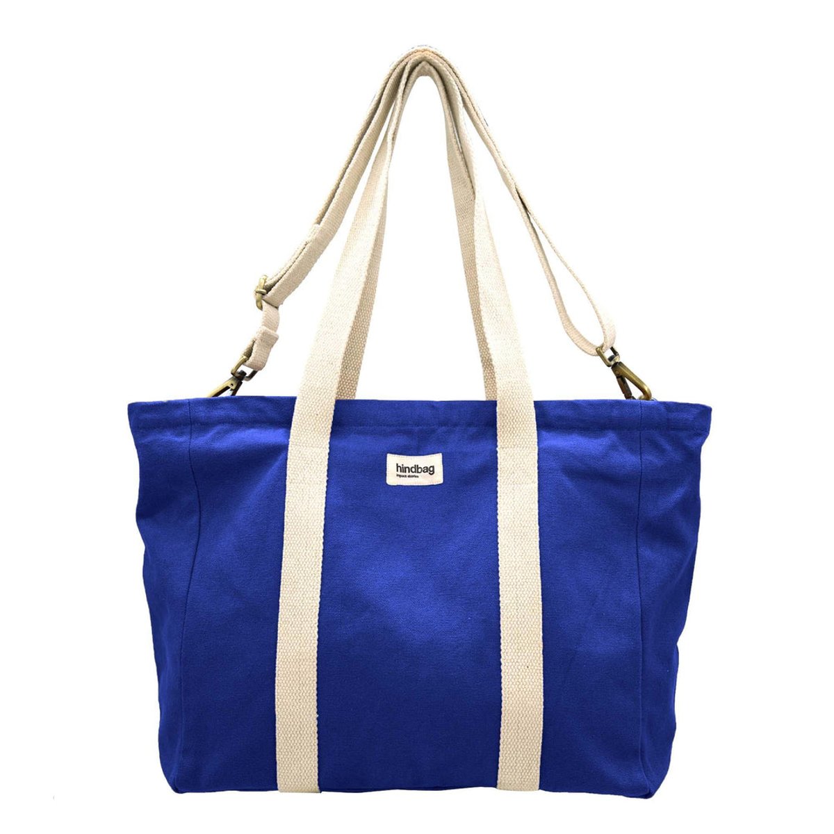 Cabas CÉSAR bleu electrique, HINDBAG