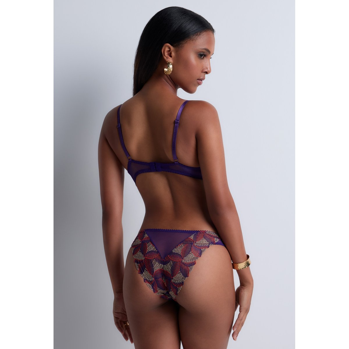 Culotte taille basse Life Celebration violet, AUBADE