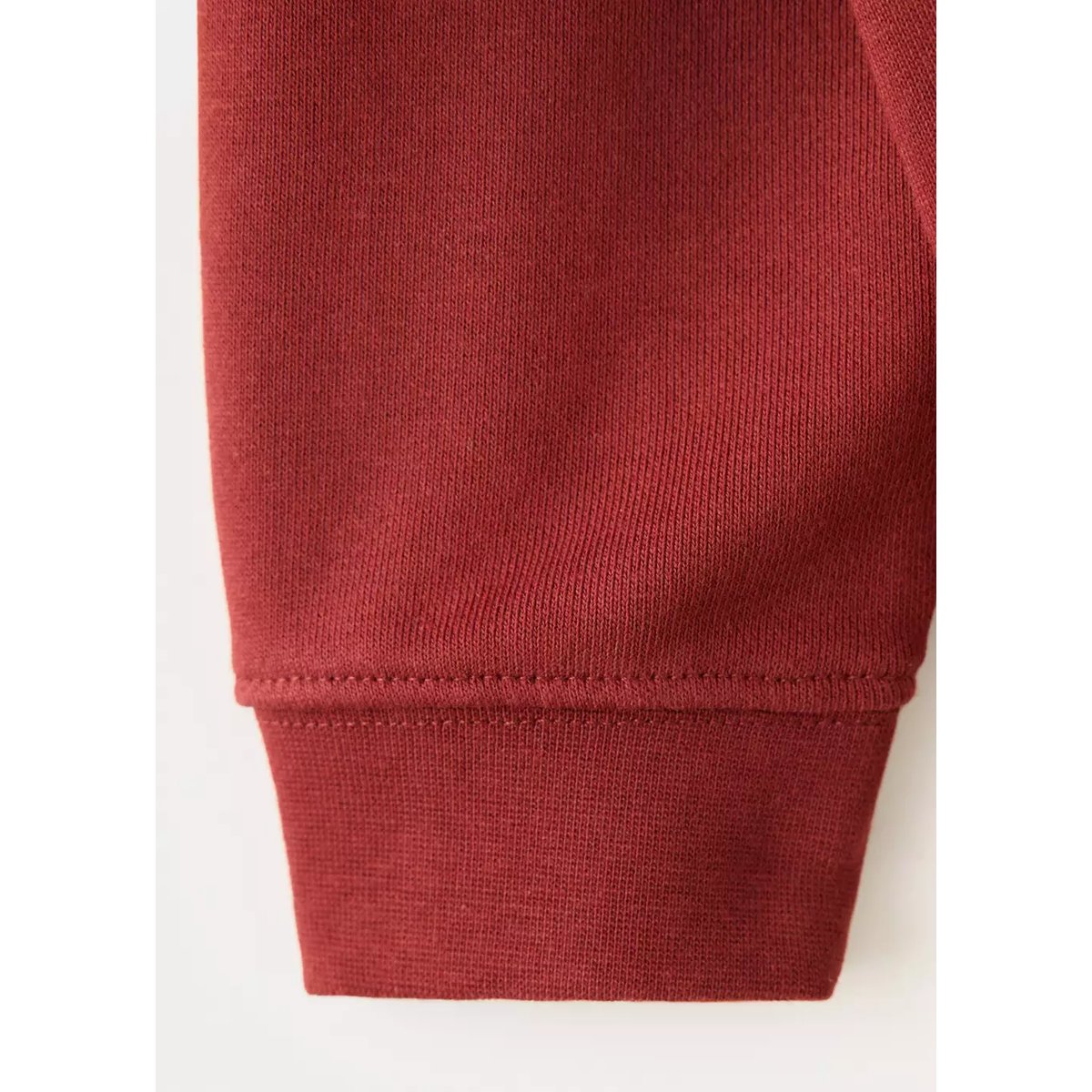 Sweat-shirt oversize à motif en relief grenat, MANGO BABY