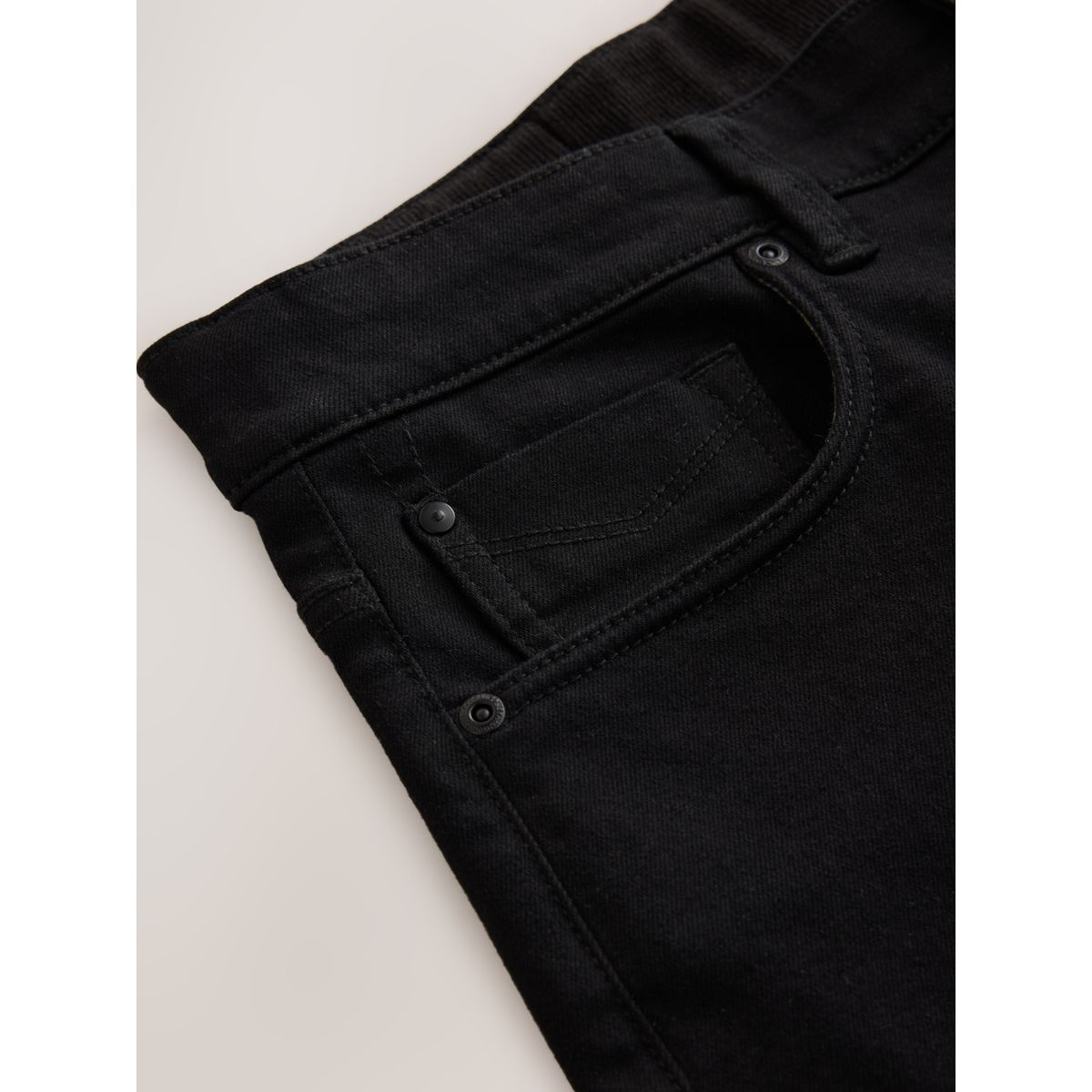 Jean motionflex avec taille élastique noir, NEXT