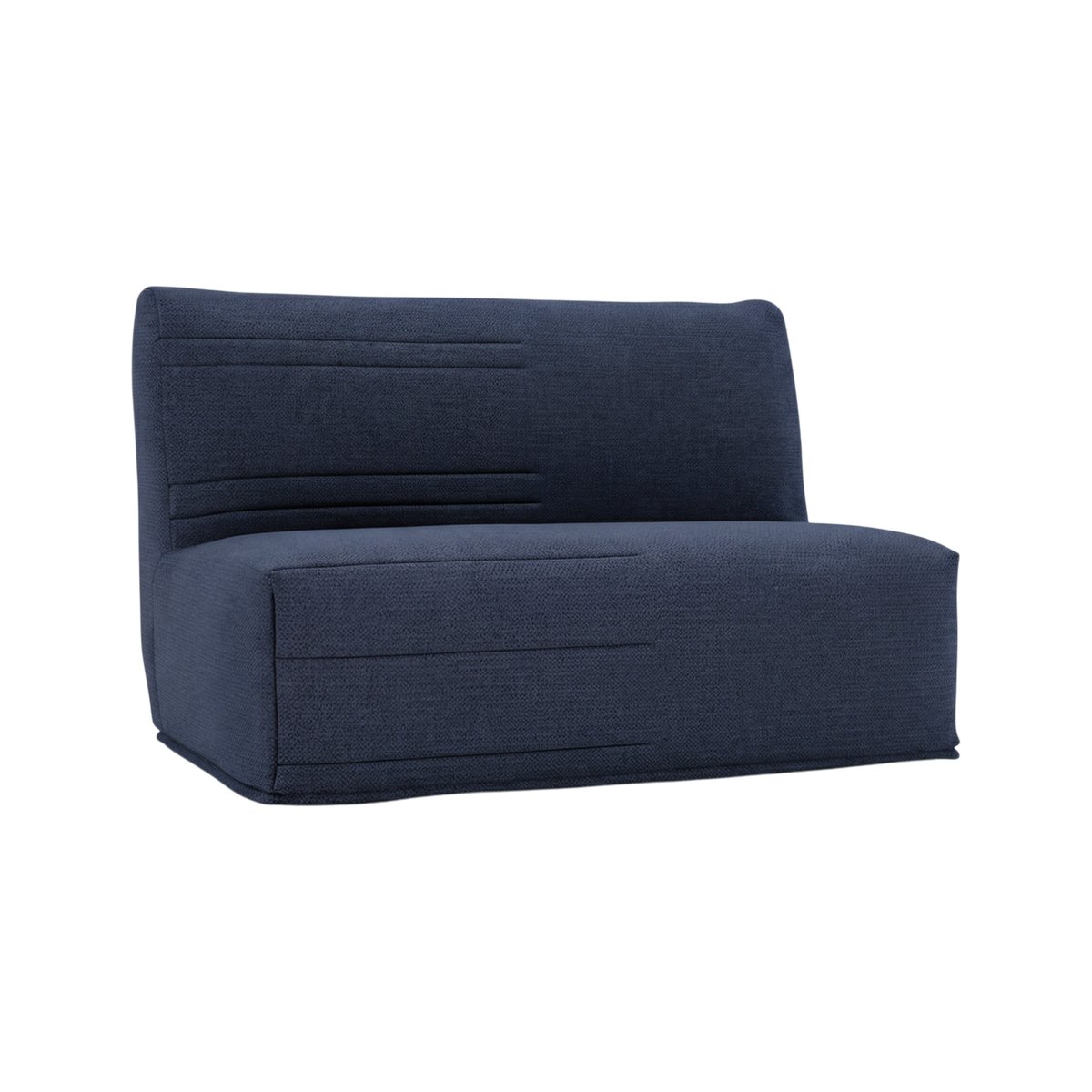 Canapé BZ tissu Coline bleu, CAMIF