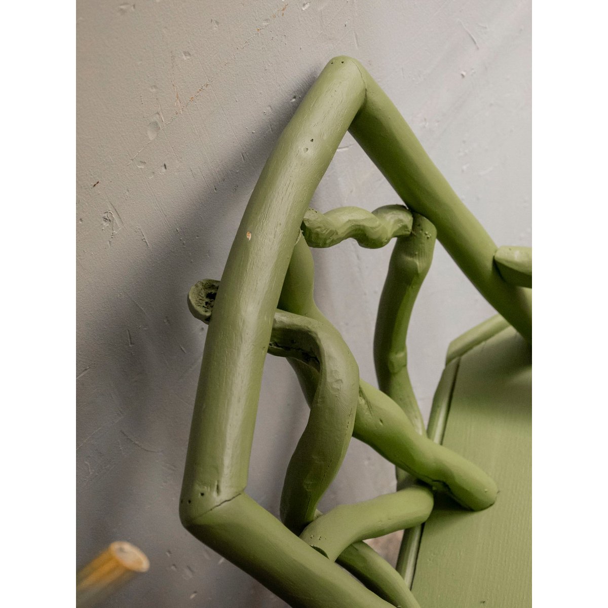 Fauteuil pour enfant style Art Déco Marcus N°312 - Bon état vert, DEBONGOUT