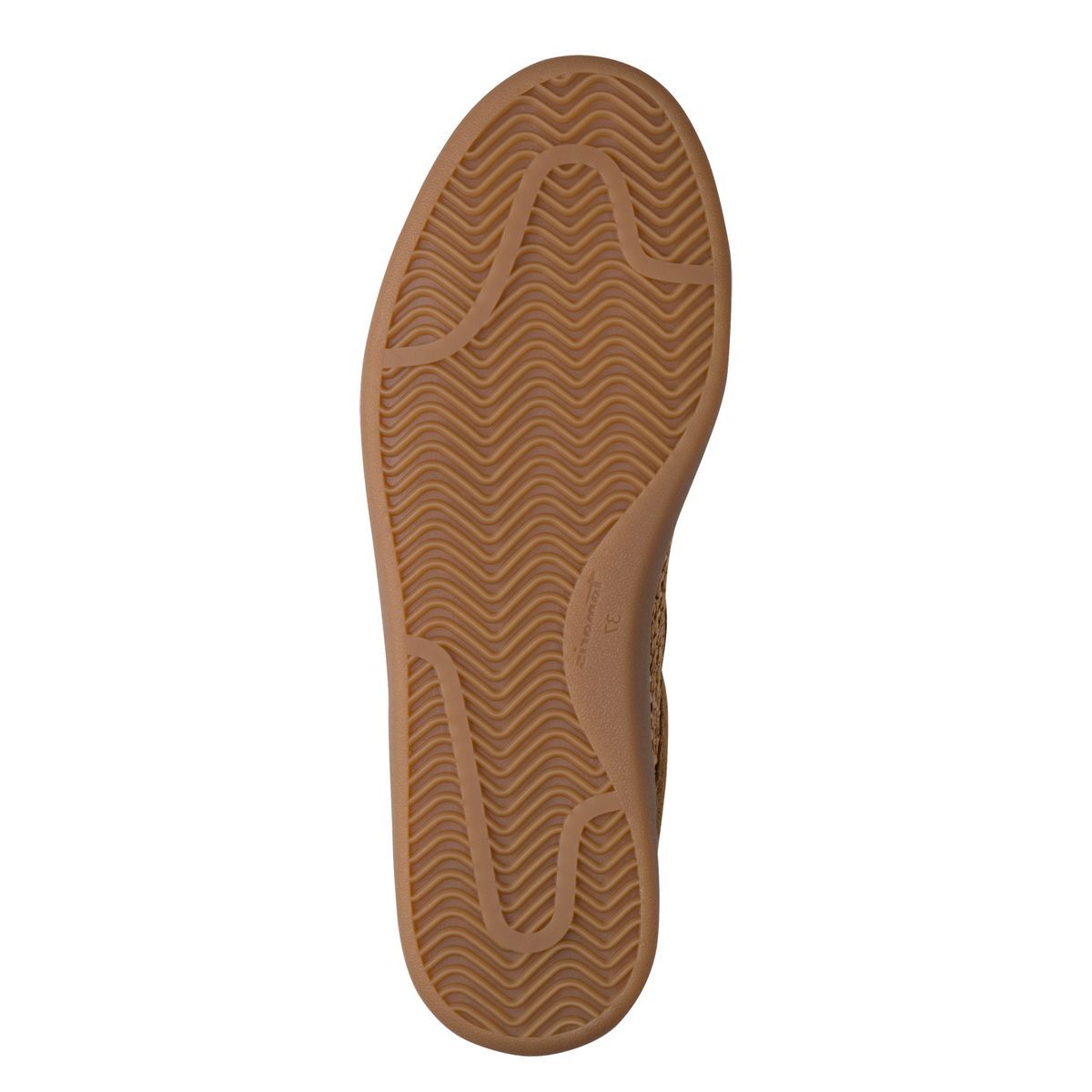 Basket femme marron cognac, TAMARIS