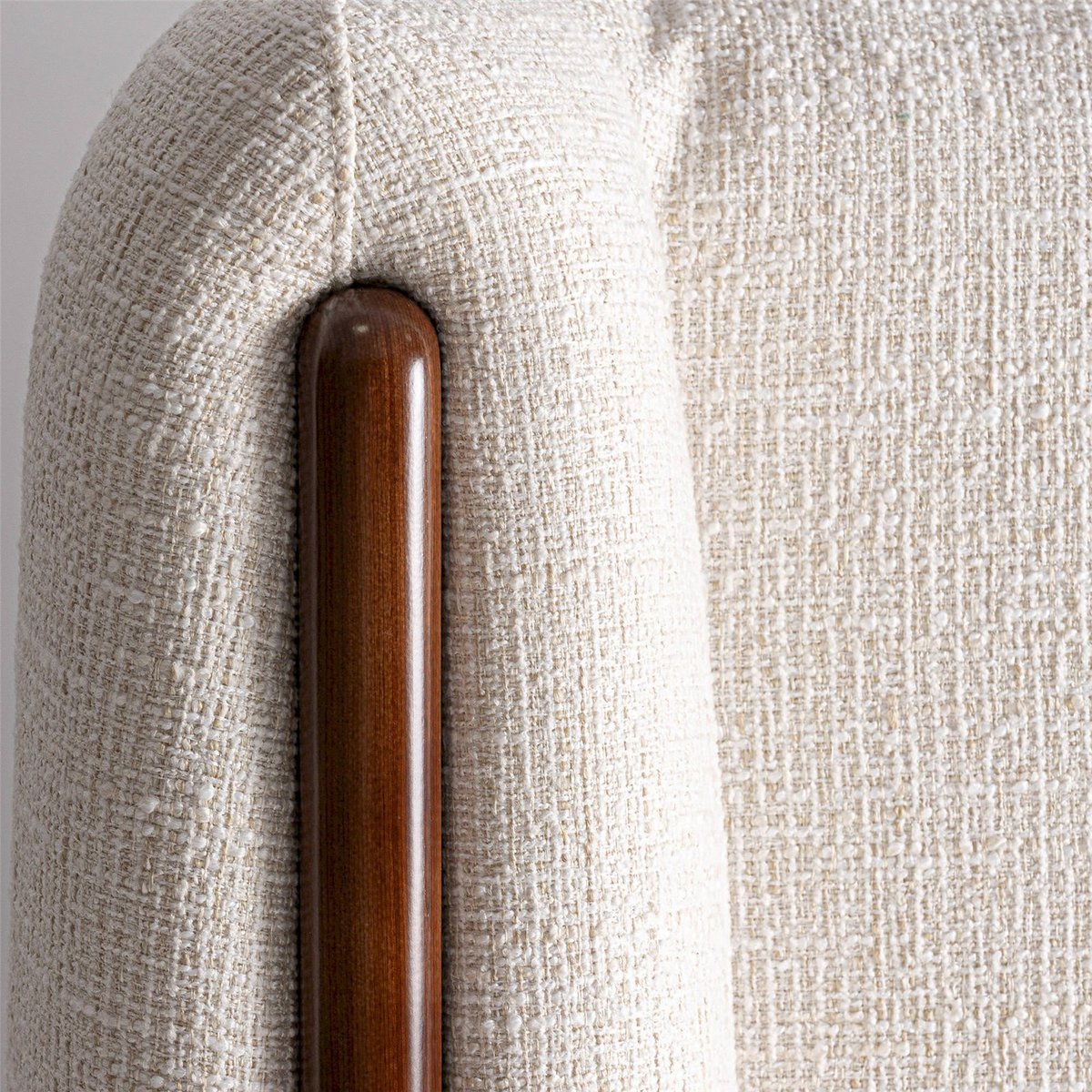 Tête de lit contemporaine finition marbrée blanc cassé effet marbré, RECOLLECTION