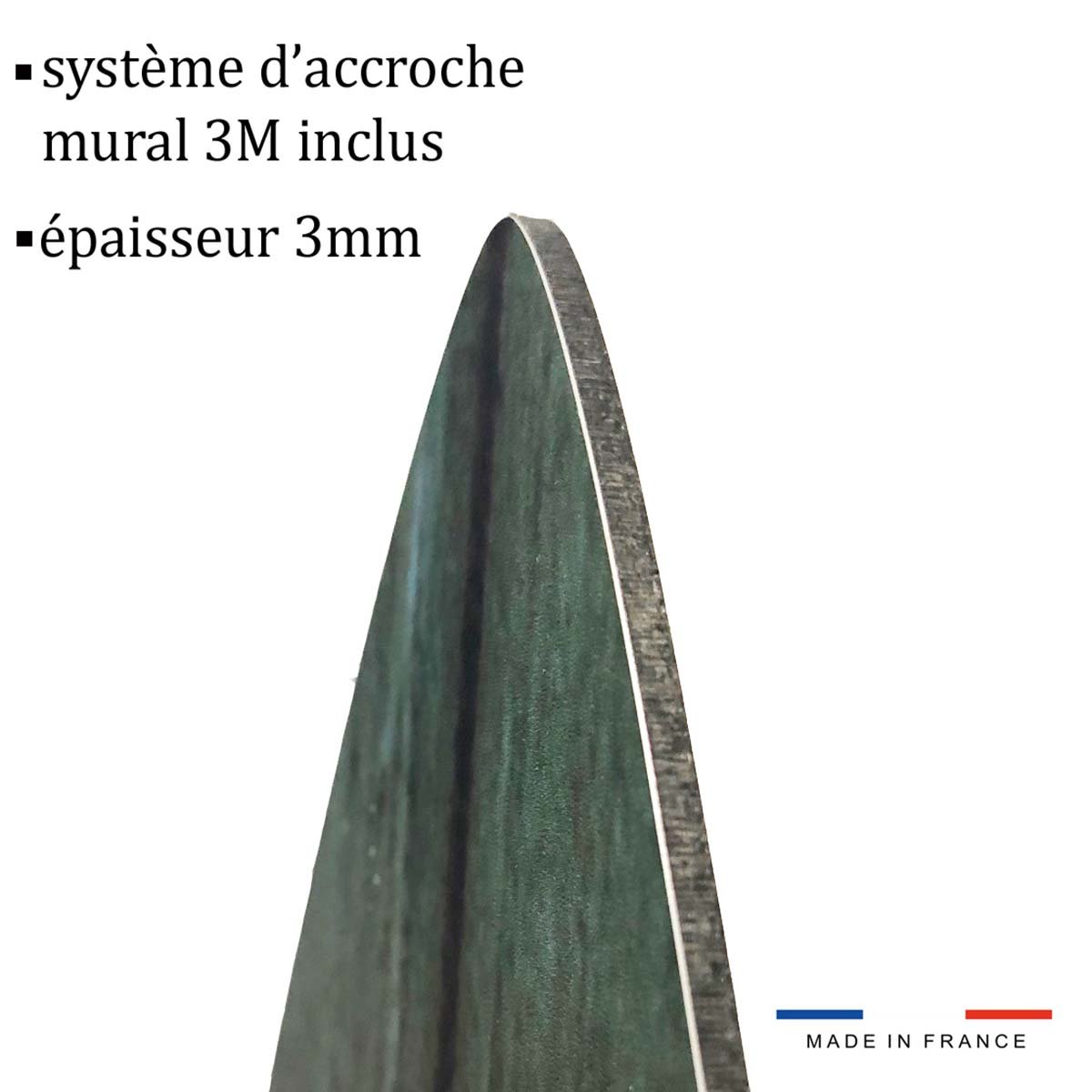 Planche de surf décorative Paradise cove tableau alu dibond, HEXOA