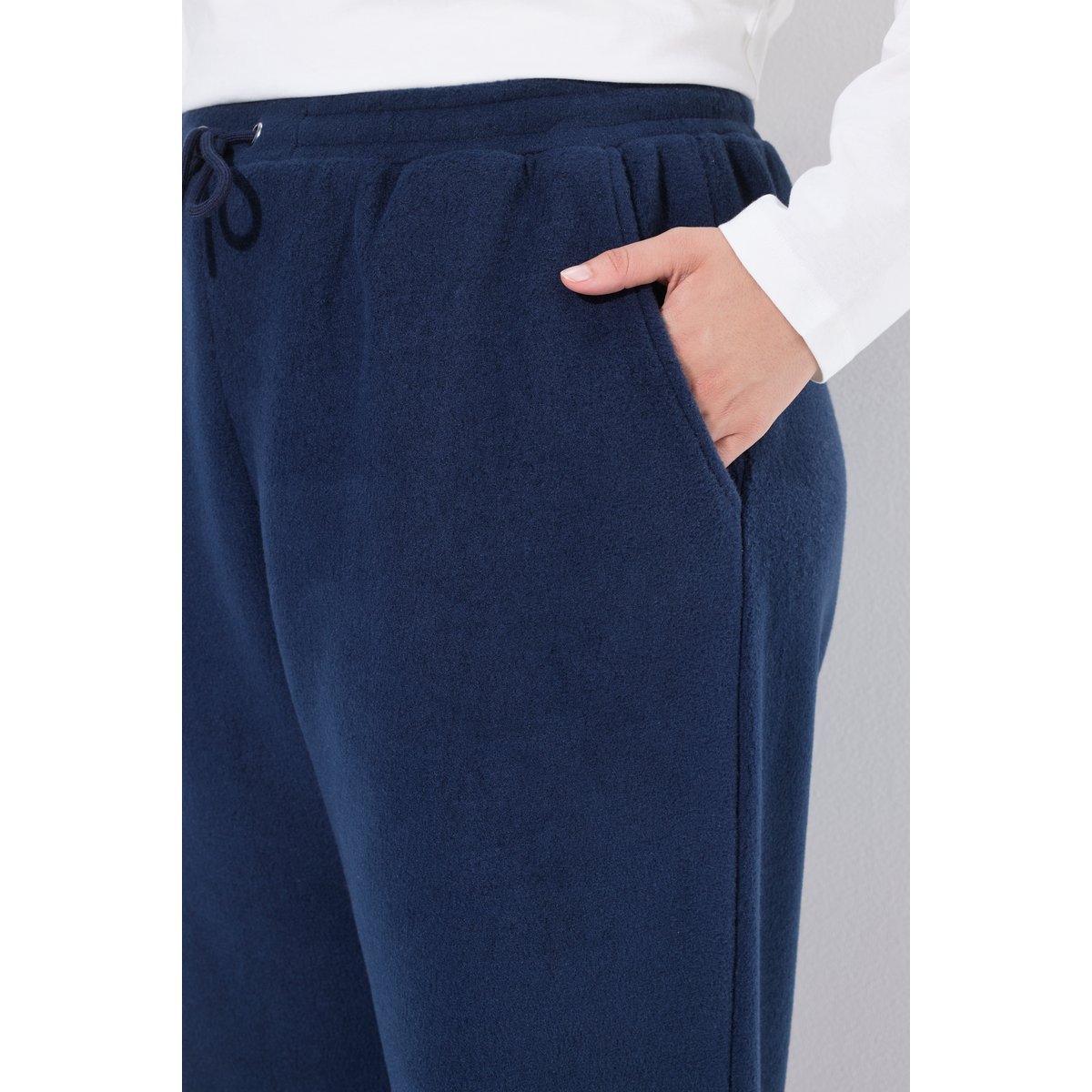 Pantalon en molleton Rose marine, ULLA POPKEN
