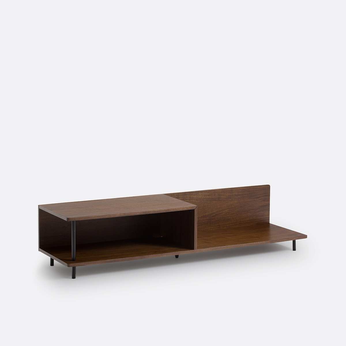 Mueble para TV chapado en nogal Zentar color nogal, LA REDOUTE INTERIEURS