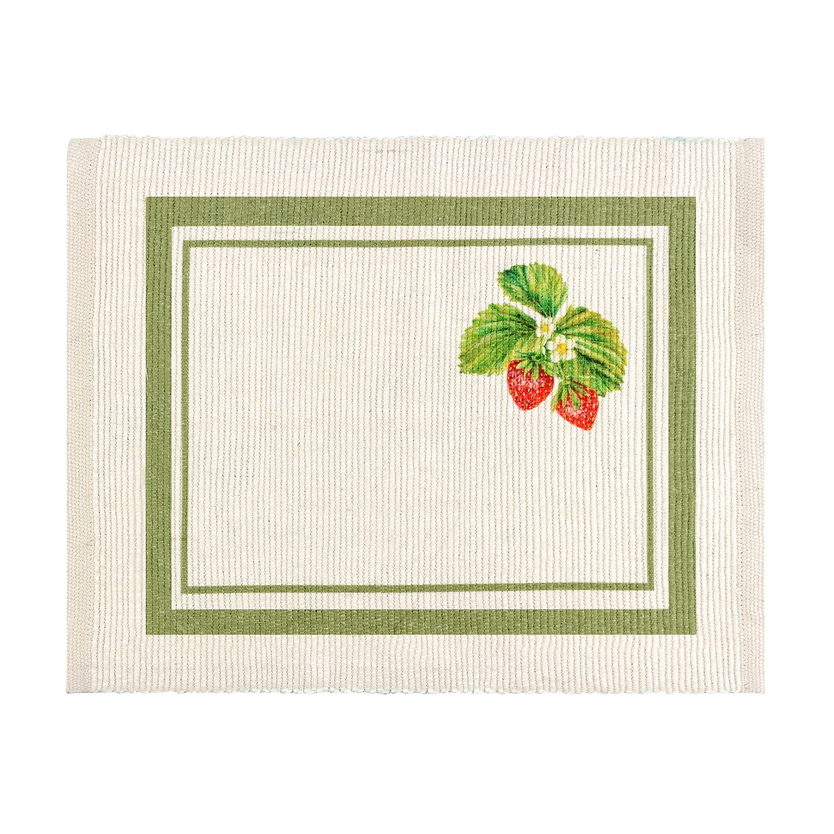 Set of 4 Strawberry Sage Placemats sage, SO'HOME