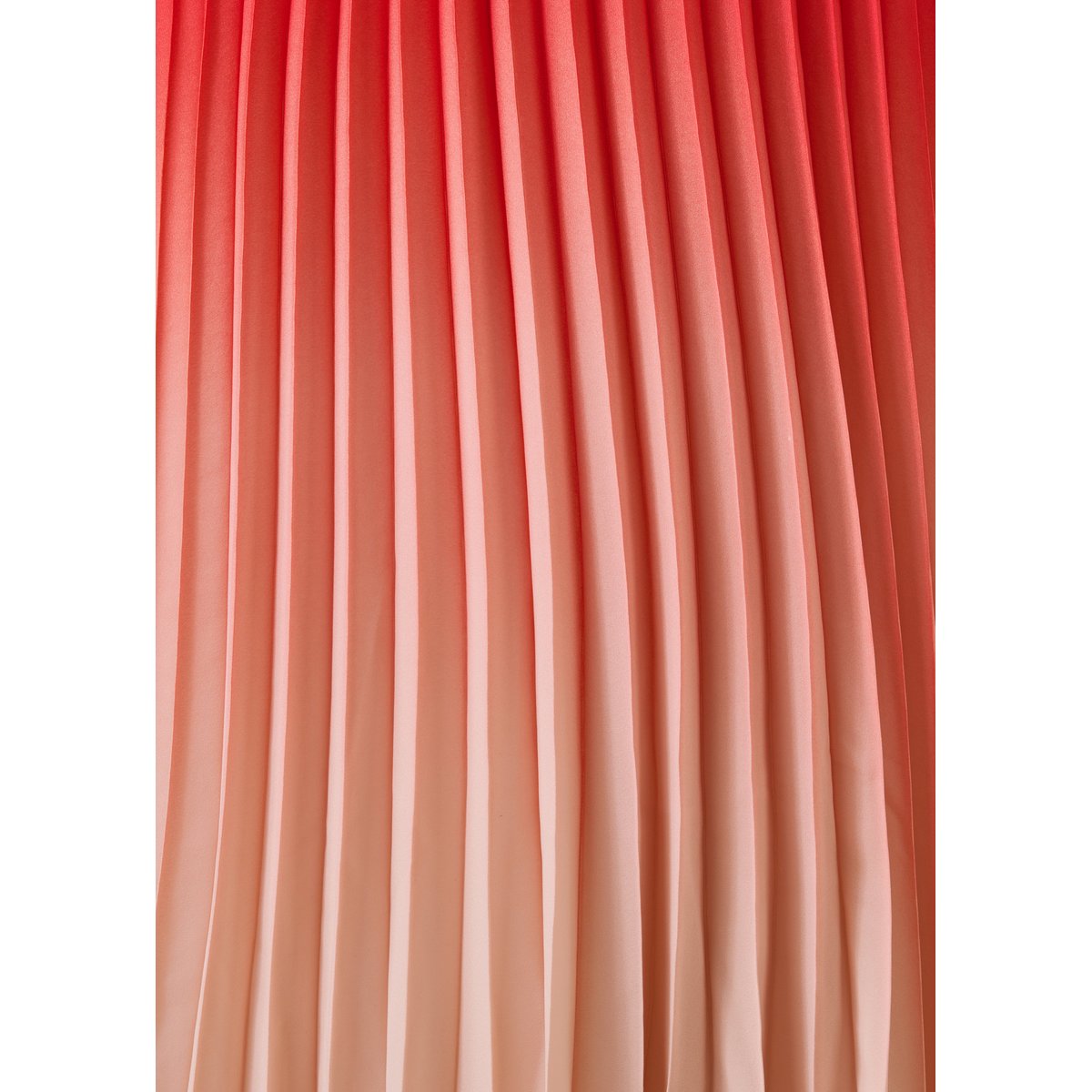 Jupe longue plissée à imprimé tie & dye paprika, LA FEE MARABOUTEE