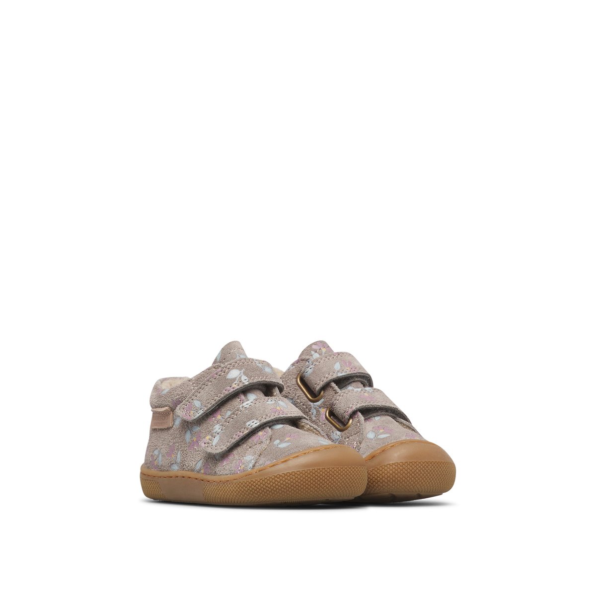 Chaussures premiers pas en suède BAREFOOT AMUR VL gris foncé-, NATURINO