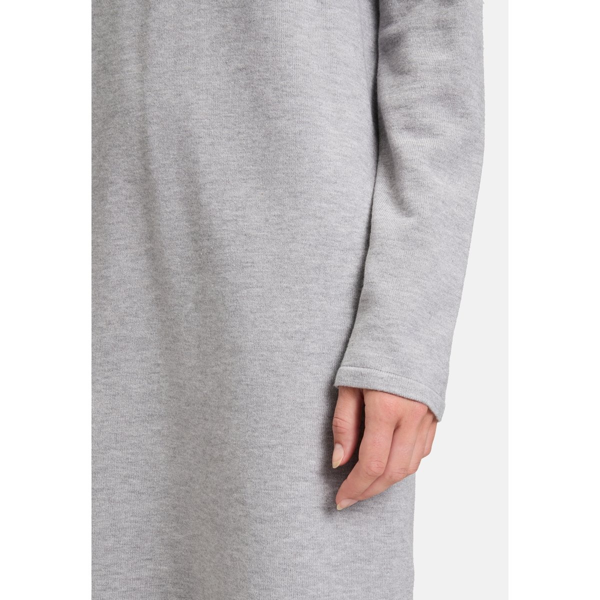 Robe-pull à col droit light silver melange, BETTY BARCLAY
