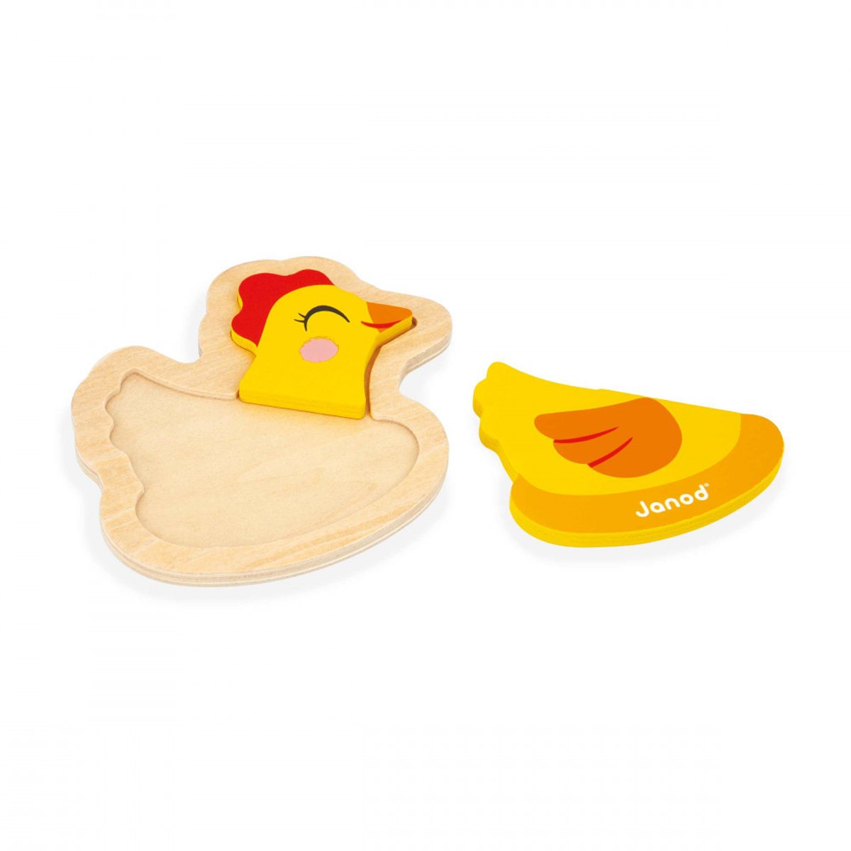 4 Puzzles Evolutifs - Ferme couleur unique, JANOD