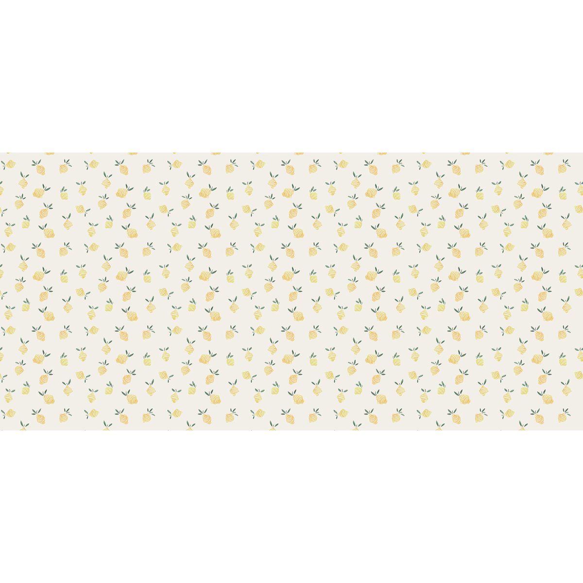 Papier peint panoramique Citrons, 300 x 250cm jaune, ACTE DECO