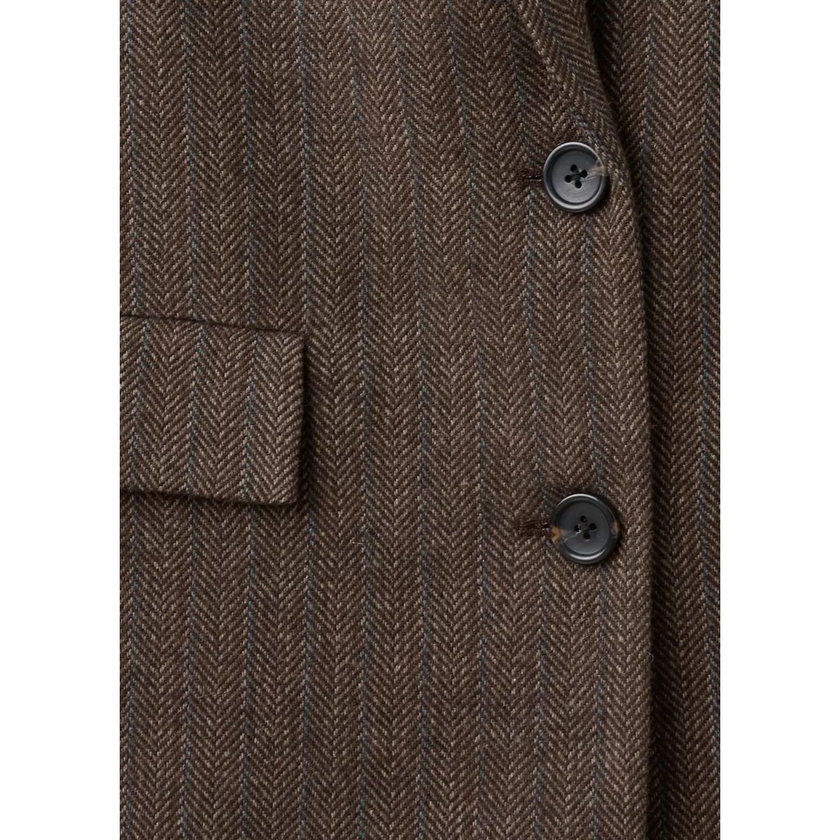 Blazer à chevron laine mélangée sable, MANGO TEEN