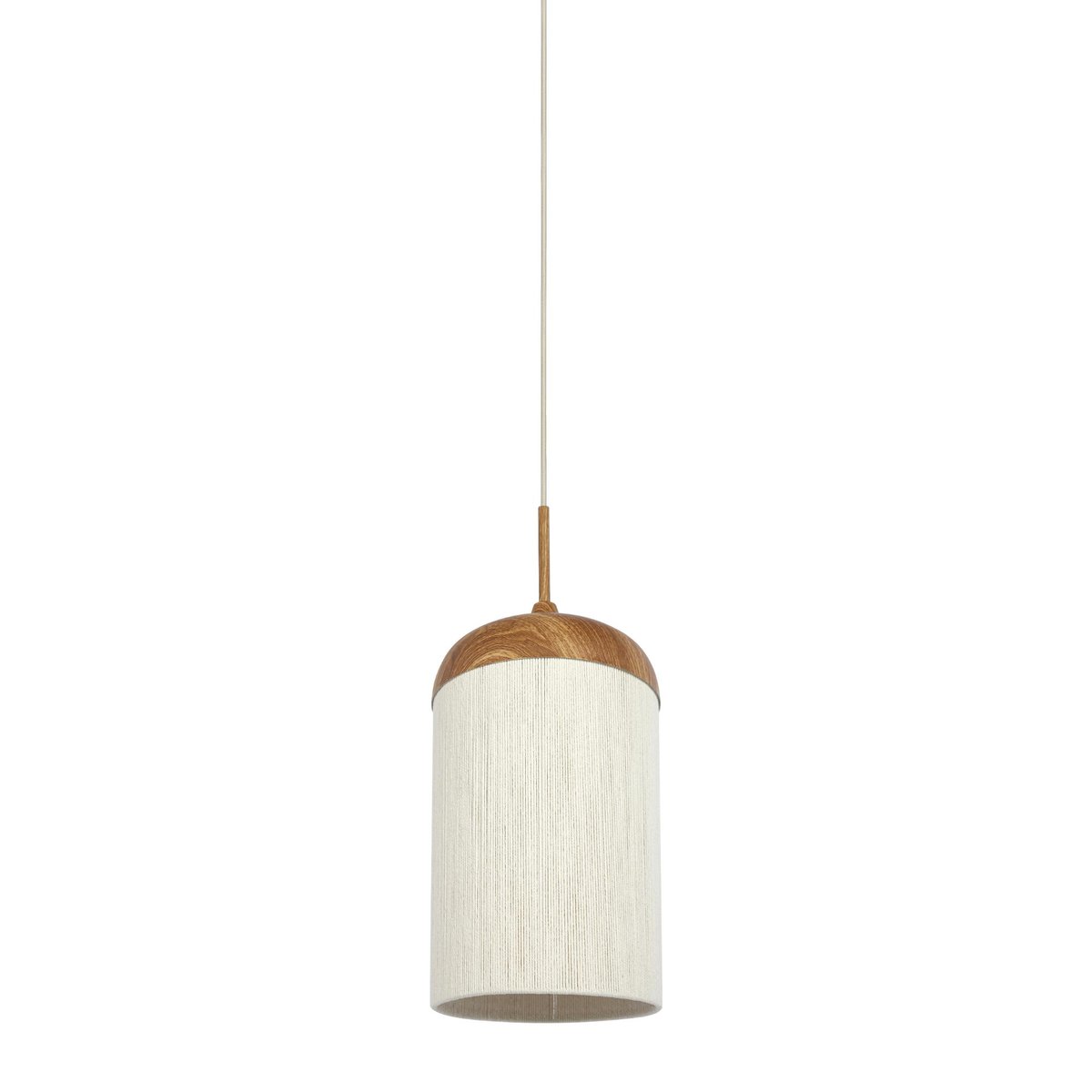 Lampe Suspendue Métal DANIA crème, LIGHT & LIVING 