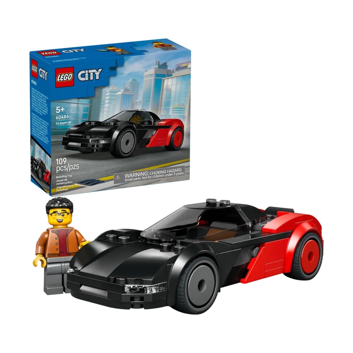 City La supercar électrique multicolore, LEGO