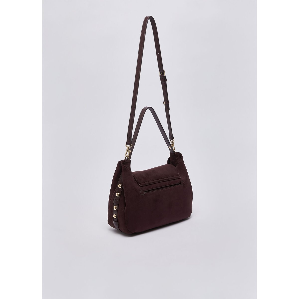 Sac à main moyen aubergine, LIU JO