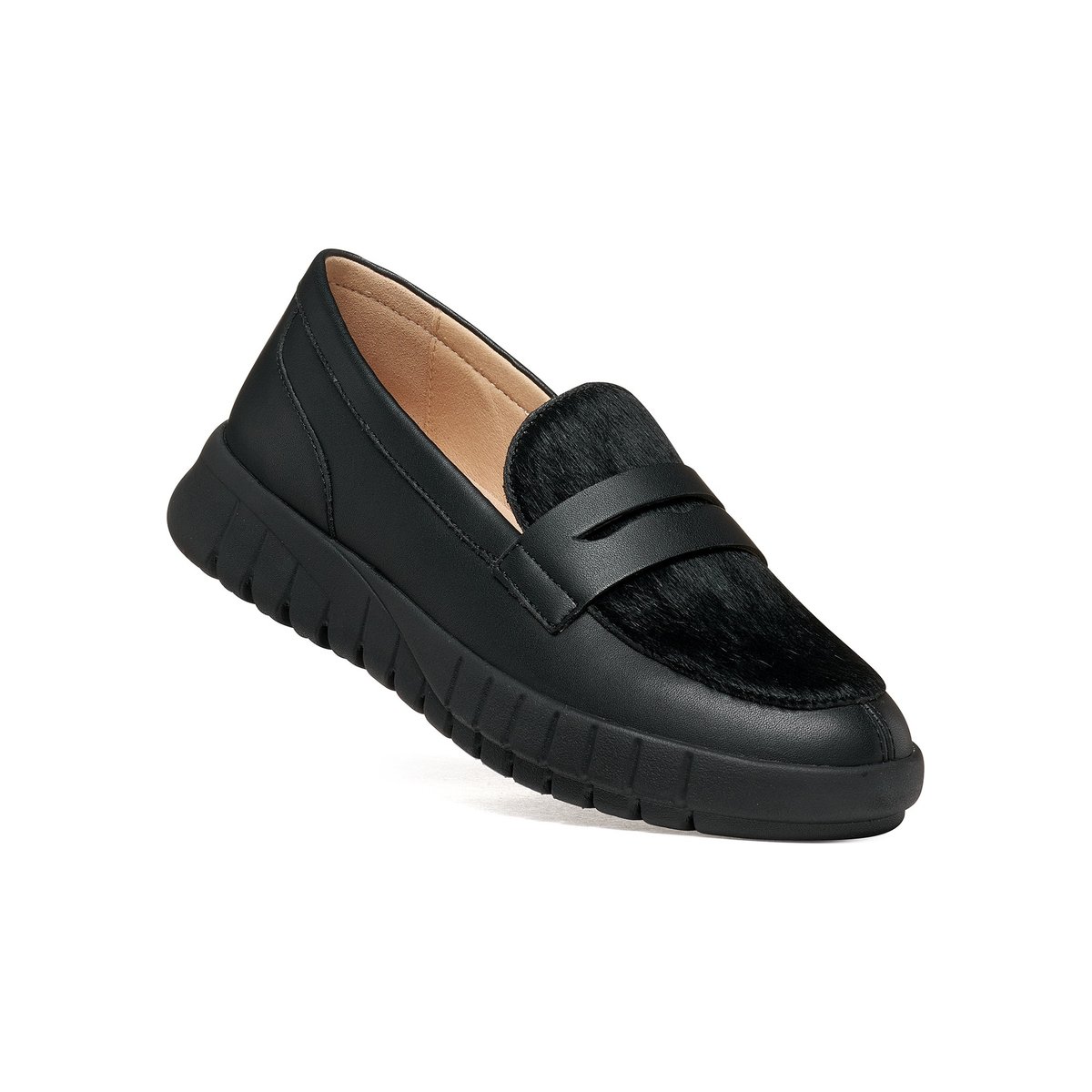 Mocassins D FLEXTRIDE noir, GEOX