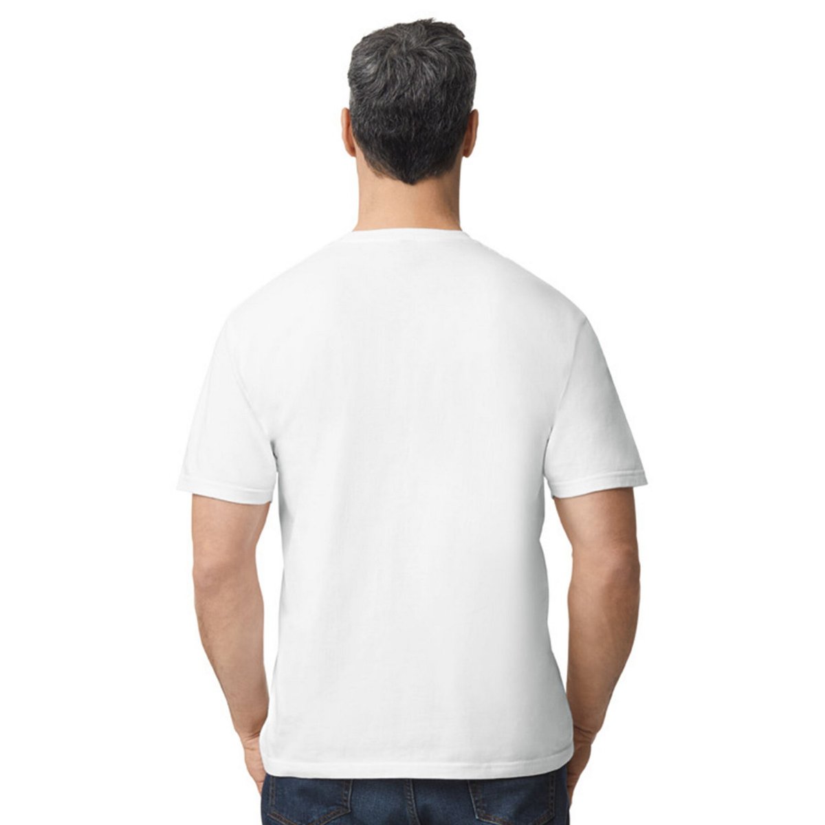T-shirt SOFTSTYLE blanc, GILDAN