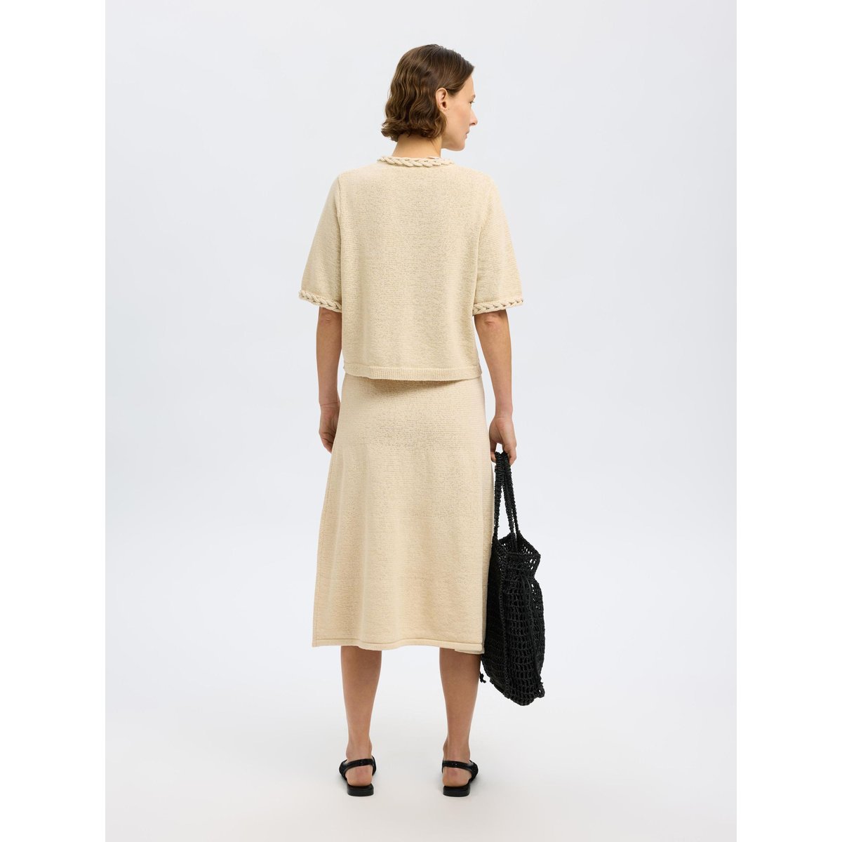 Jupe En Maille birch, SELECTED