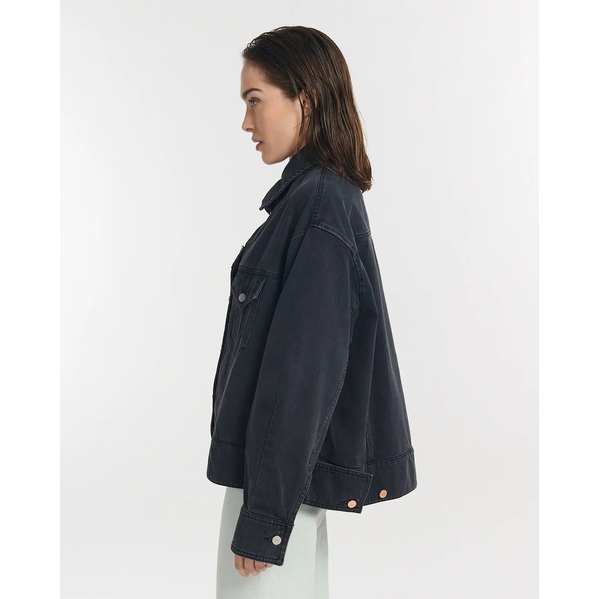 Veste en jean black washed, LABDIP