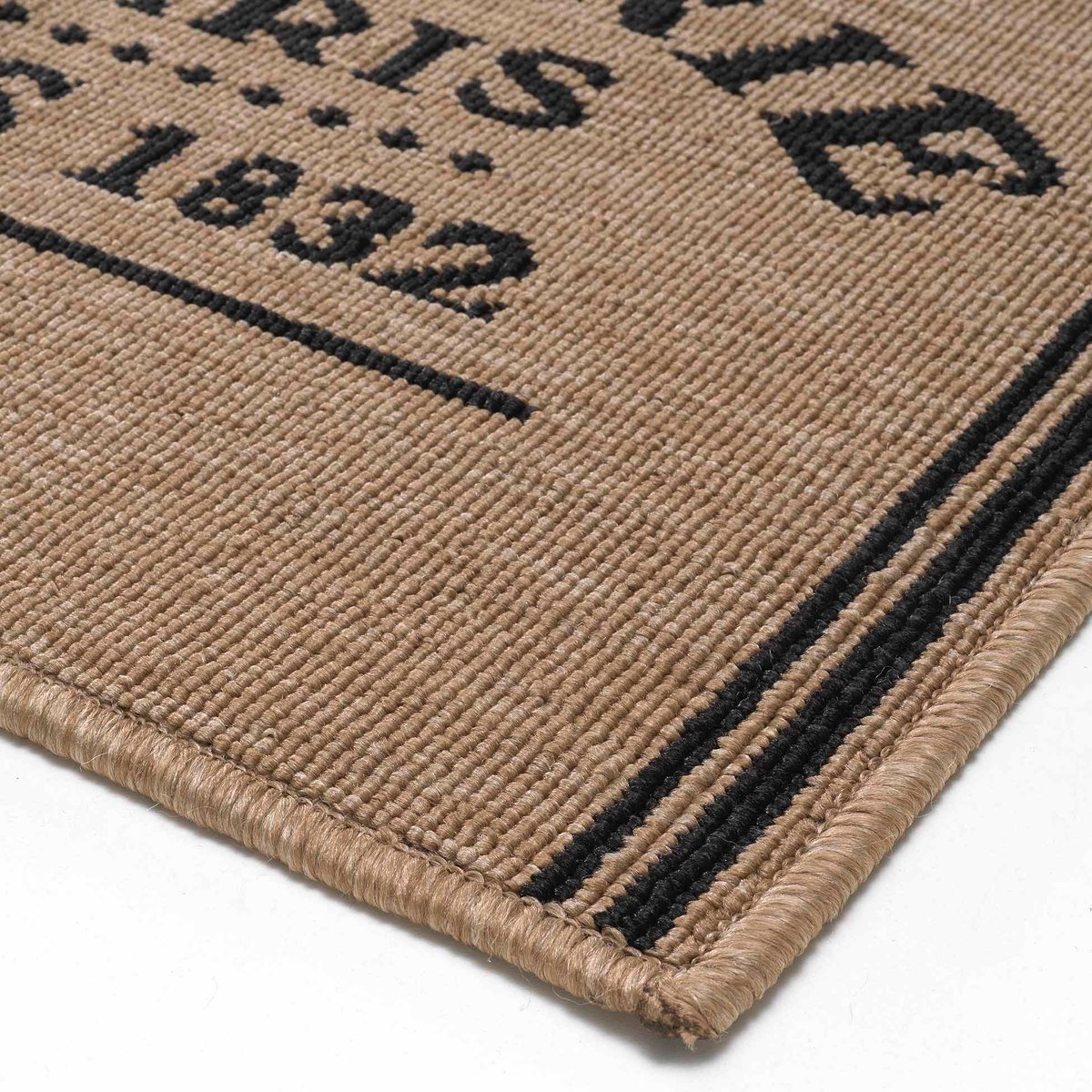 Tapis Multi-usage bouclette 50 x 80 cm Troquet marron, EDEN