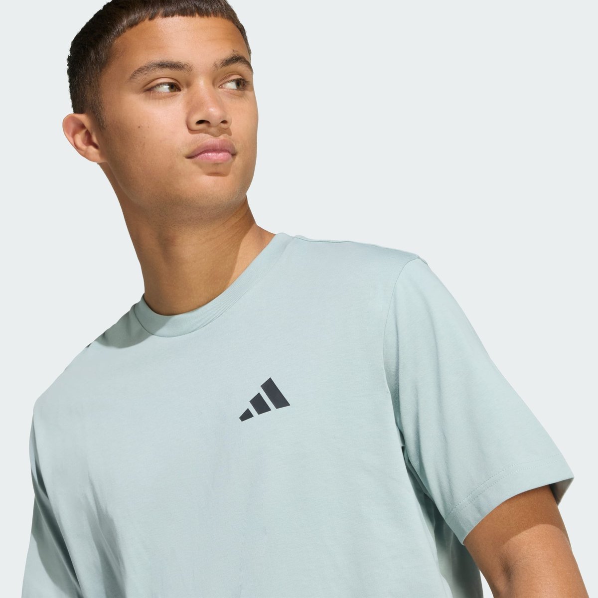 Outdoor Mountain Biking Graphic T-Shirt wonder sage, ADIDAS SPORTSWEAR