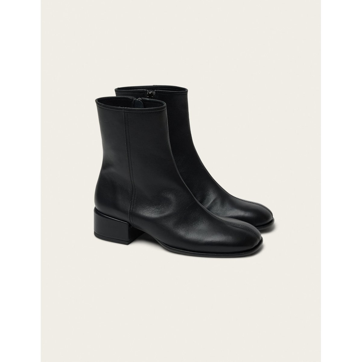 Bottines MOLI cuir noir, ODAJE