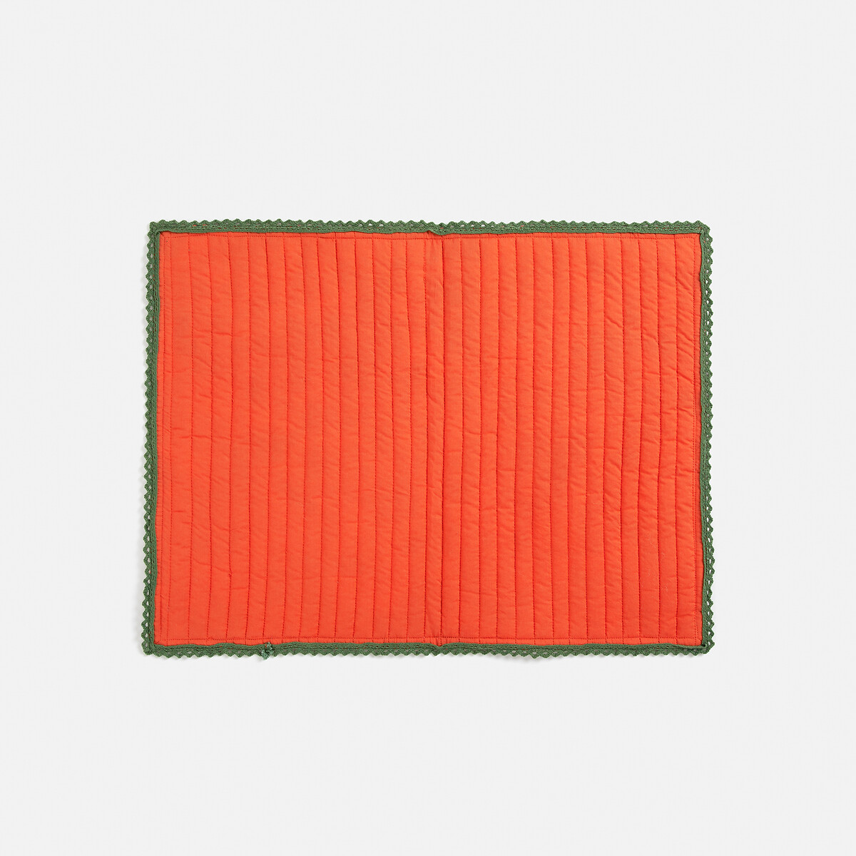 Lot de 2 sets de table en voile de coton, Kali imprimé fond écru, LA REDOUTE INTERIEURS