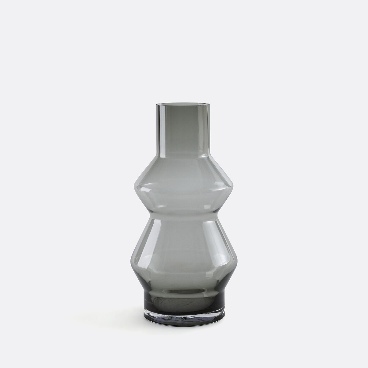 Vase en verre H27 cm, Chably gris fumé, LA REDOUTE INTERIEURS