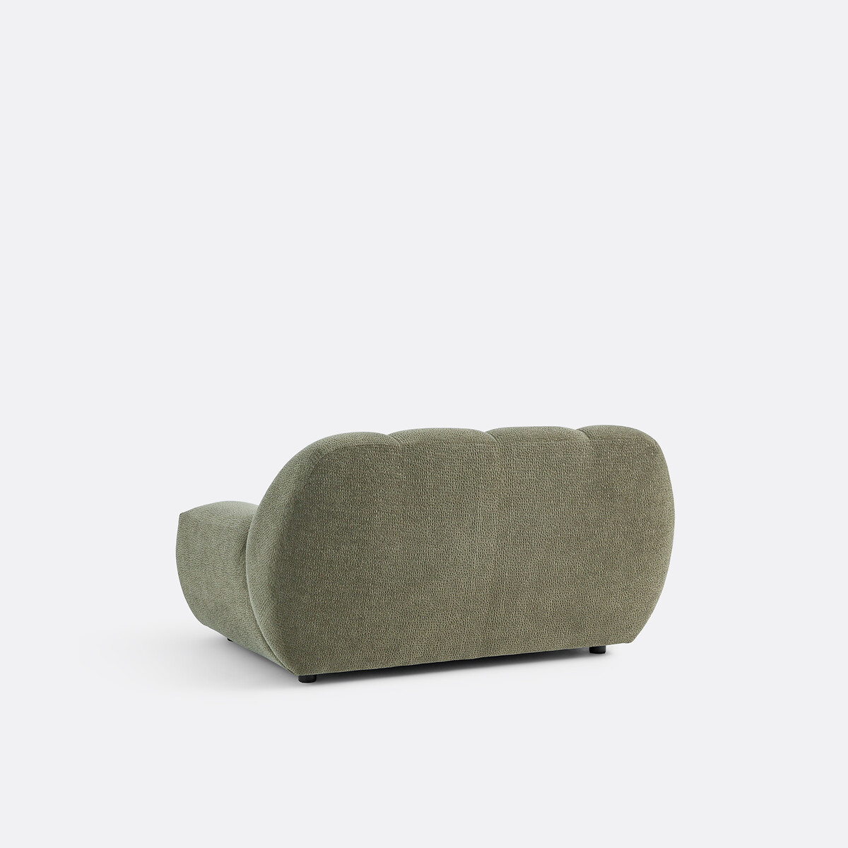 Sillón XL, tela con relieve, Nuria caqui, LA REDOUTE INTERIEURS