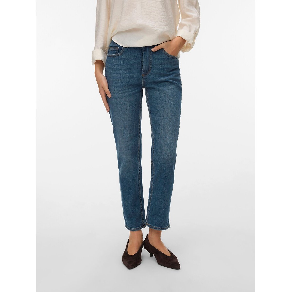 Jean slim dark blue, VERO MODA