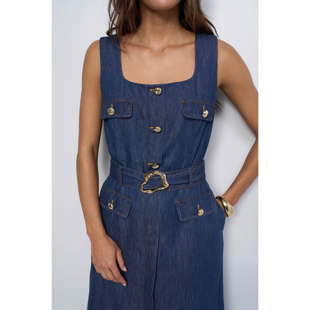 ROBE LIGHTDENIM bleu foncé, SALSA JEANS