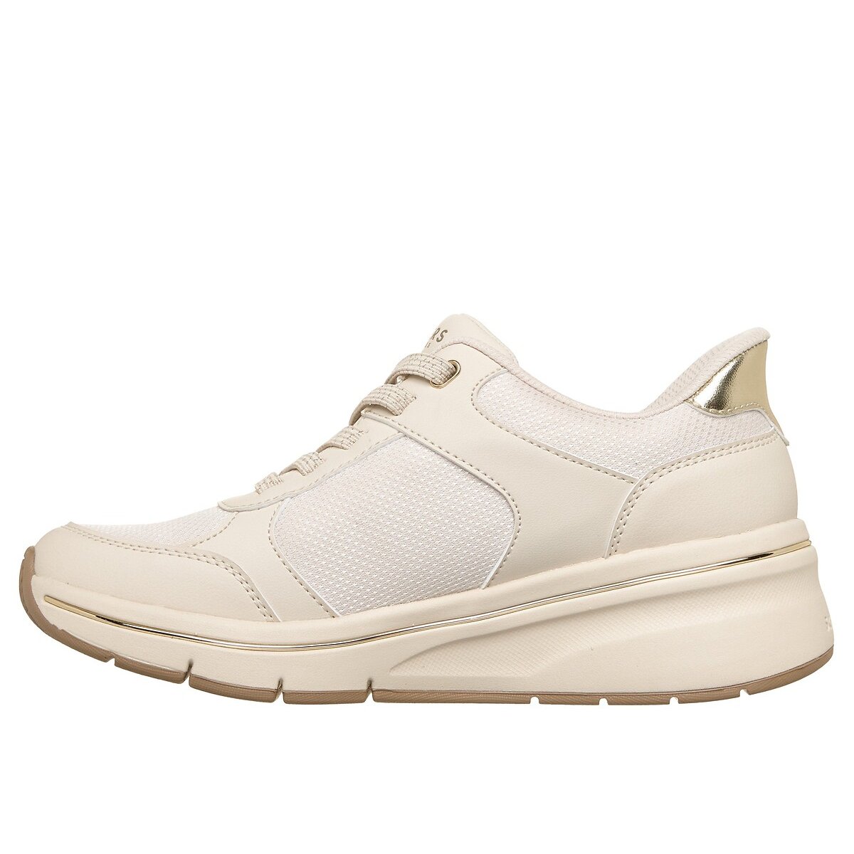 Baskets Slip-Ins: BILLION FLEX - LIVIN' LUSH ecru, SKECHERS