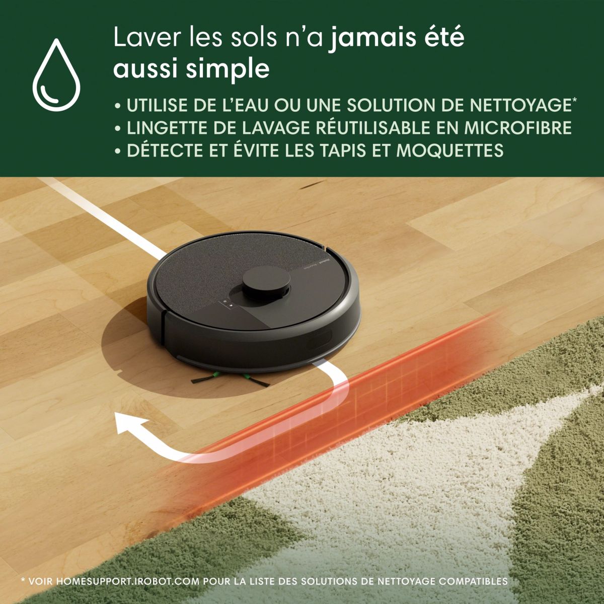 Aspirateur robot Roomba 105 Combo Y351040 couleur unique, I ROBOT